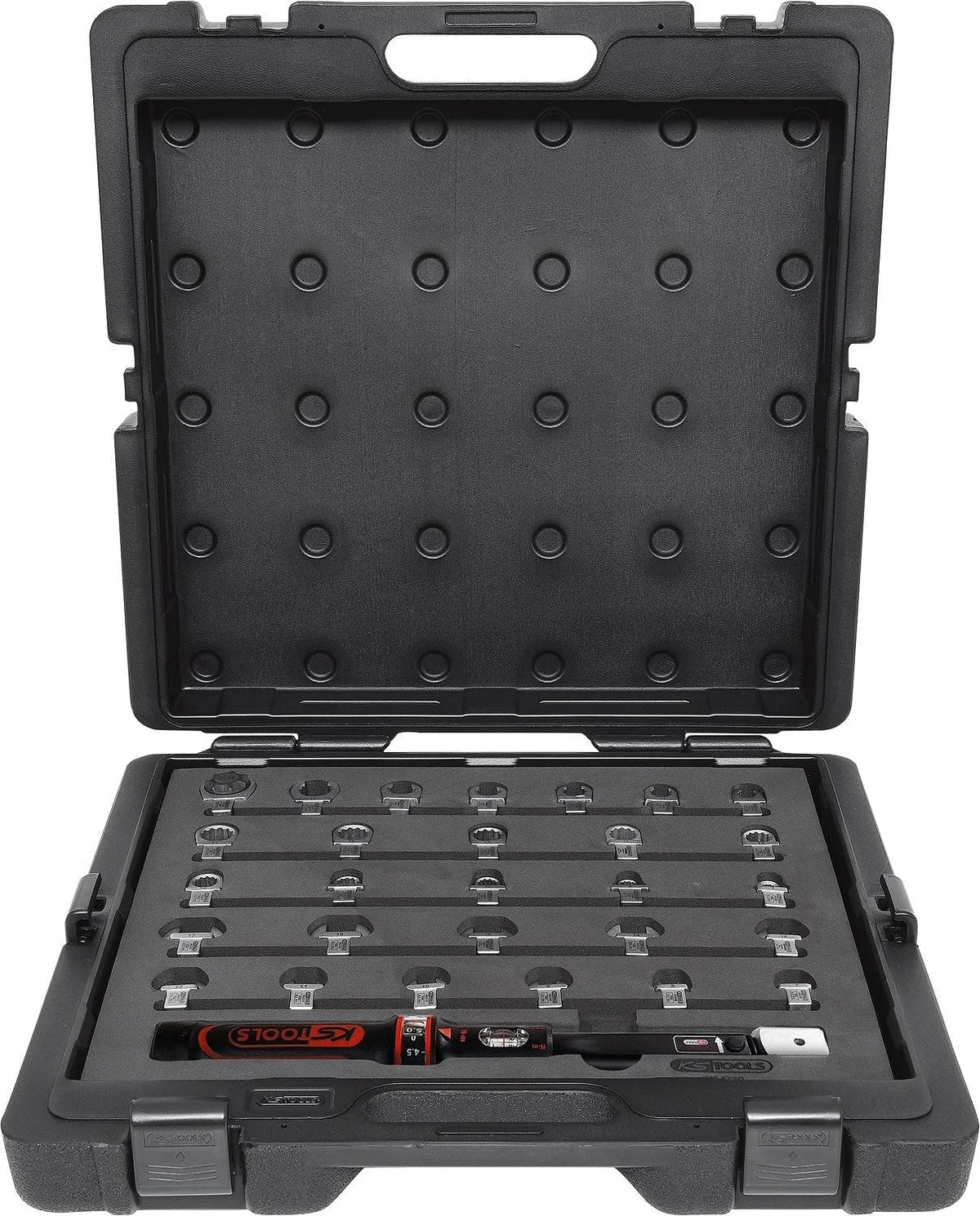 Clé dynamométrique, TOOLS, 29 Pièces, 9 × 12 mm, 50 Nm, noir