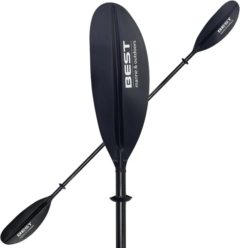 Pagaie de Kayak Ultra-légère pour Adultes avec Manche en Fibre de Carbone