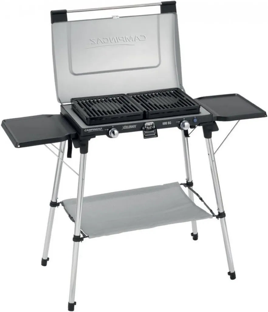 Rechaud à Gaz Campingaz 600-SG avec Grill et 2 Brûleurs 2200W