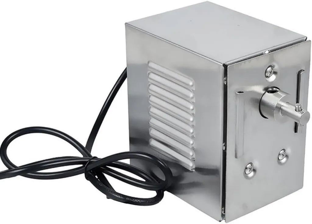 Ensemble Rôtissoire BBQ Extérieur 45W en Acier Inoxydable - Capacité 50-70 kg