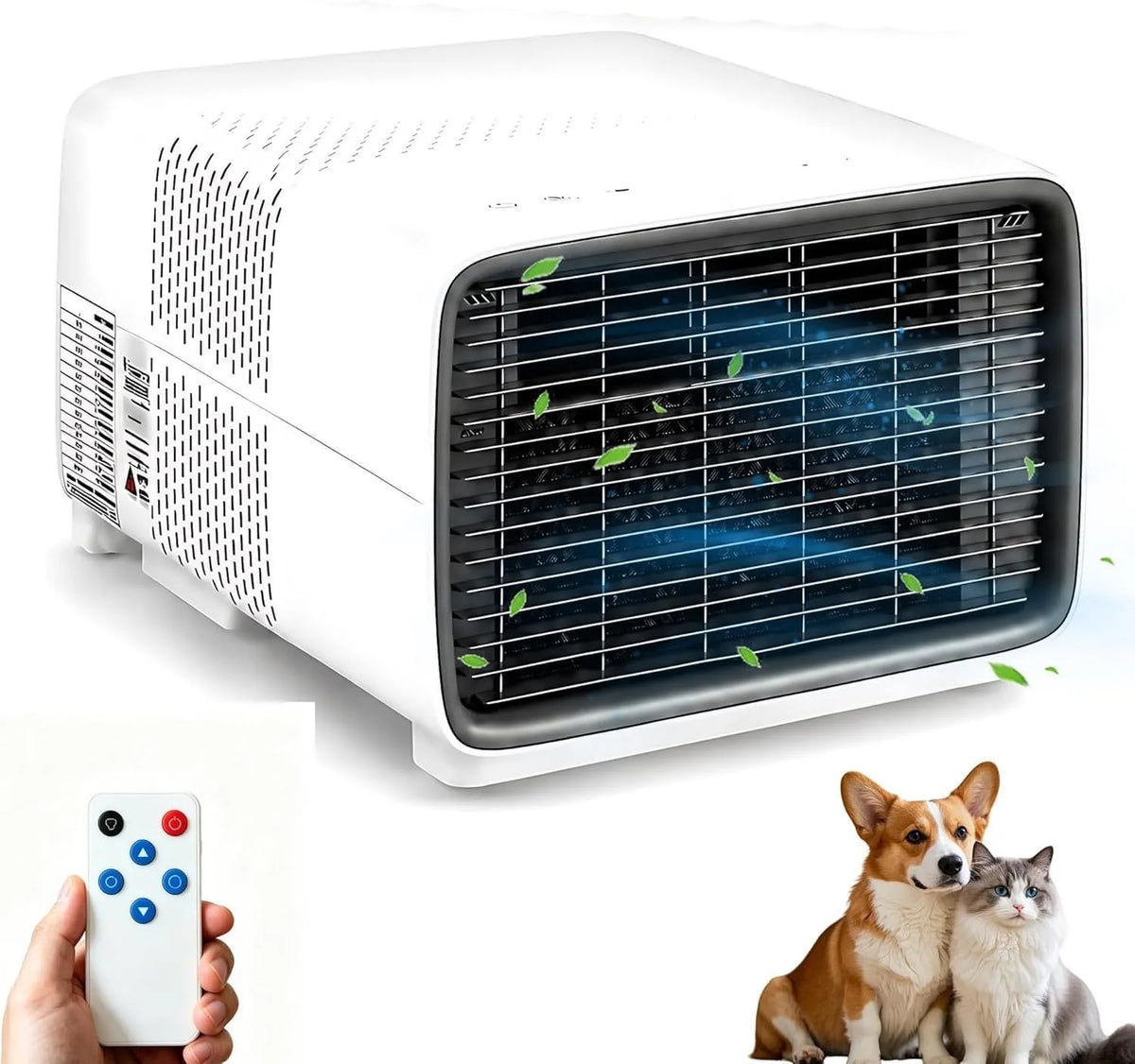 Climatiseur, 280 W, portable, camping, Fonction 3 en 1 Climatisation, Déshumidification et Ventilation, pour Van, Tente, Chambre et Bureau