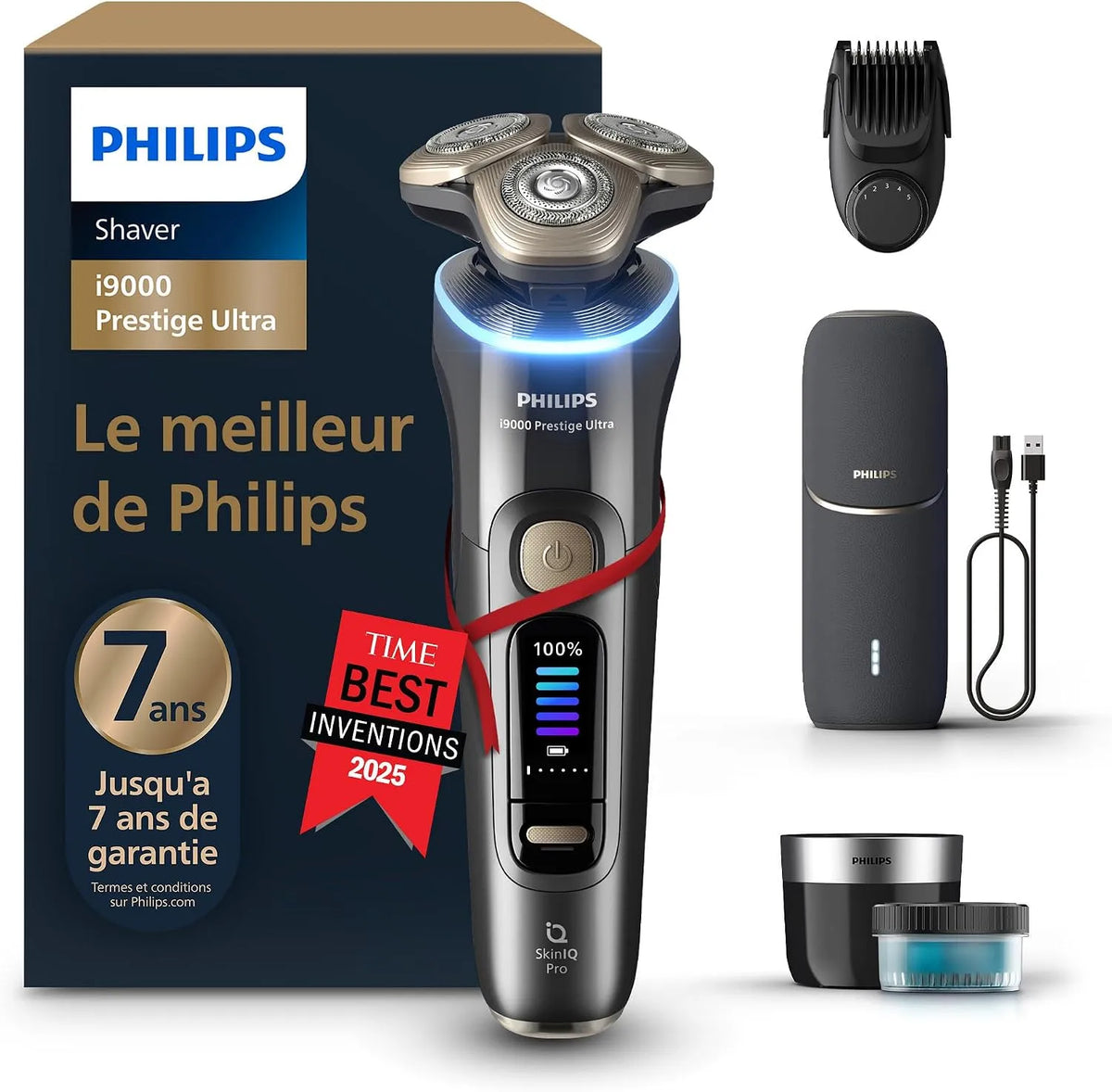 Philips i9000 XP9402/46 Rasoir, IP65, dalle IPS, 5 modes