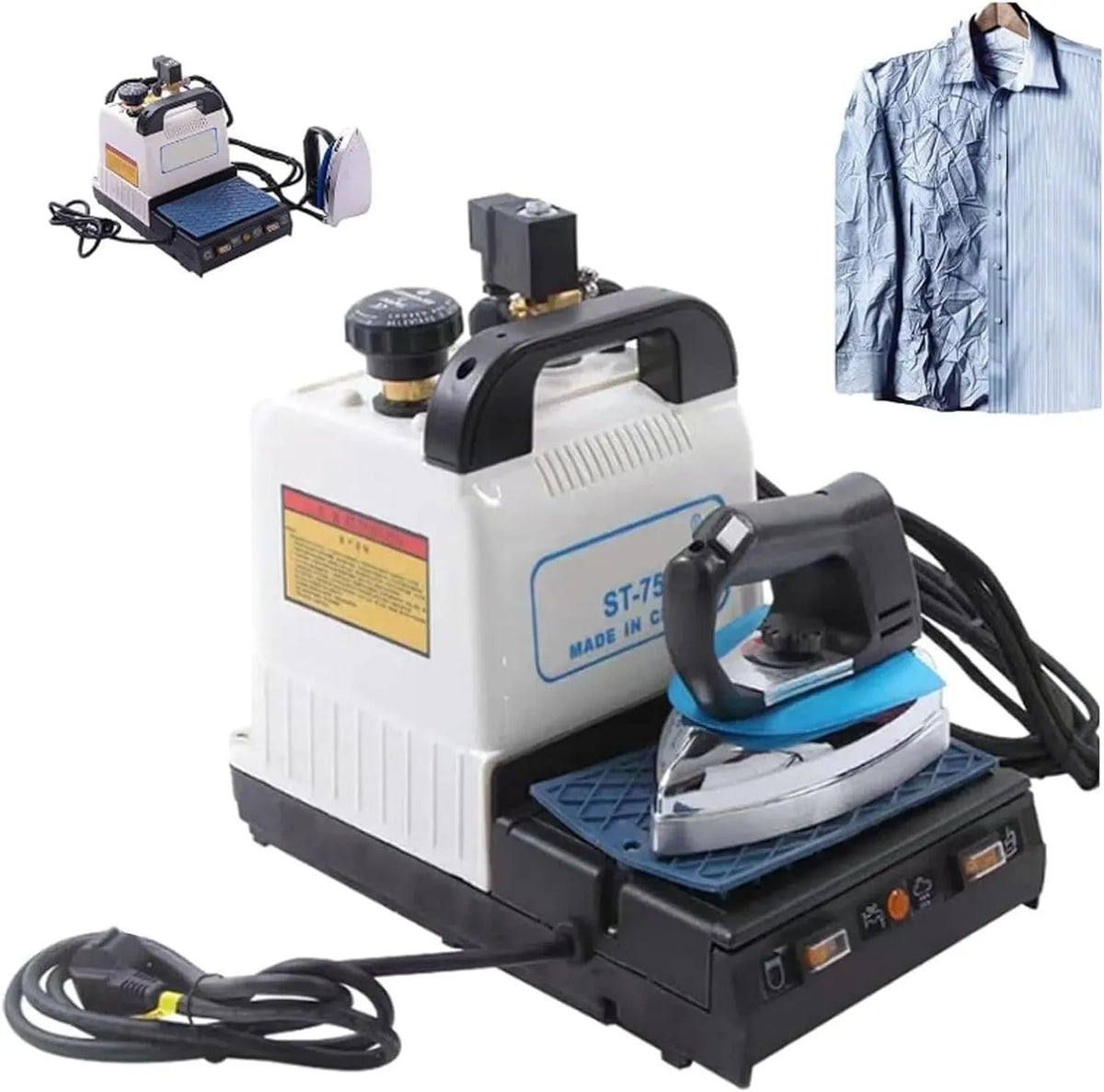 Station, cuiseur, 1600 W, industriel, vapeur, Station De Repassage Vapeur Industrielle 1600W