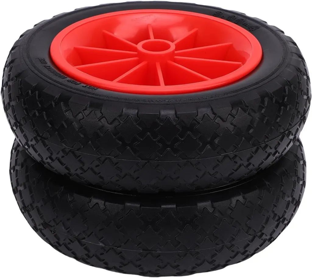Roues de Chariot de Kayak 10' Anti-crevaison Solides, Lot de 2