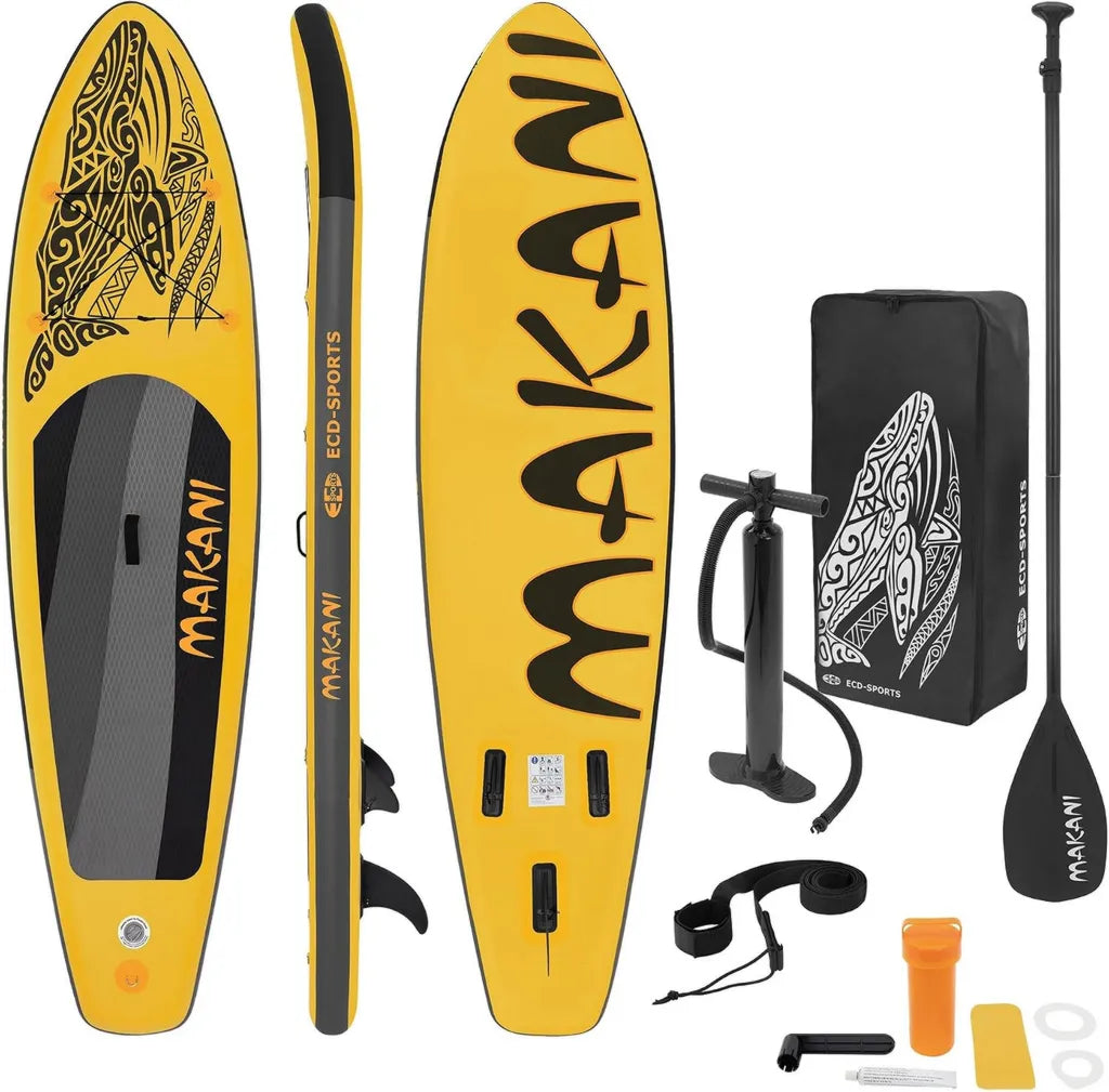 Planche de Paddle Gonflable ECD Germany, 305 à 380 cm, Charge Max 150 kg
