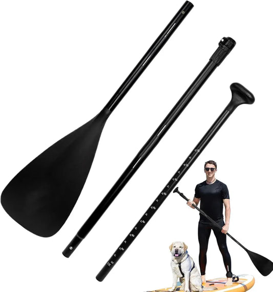 Pagaie de Kayak en Carbone Réglable et Amovible | Accessoires Réutilisables pour Sports Nautiques et Aventures en Mer