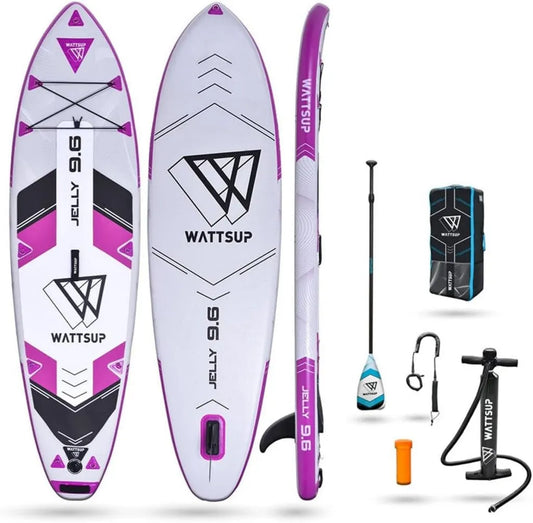 Planche de Paddle Gonflable Jelly 9.5' avec Accessoires - Jusqu'à 90 kg