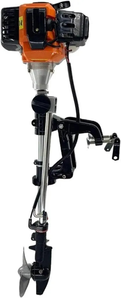 Moteur Hors-Bord 2 Temps 2,5 CV Refroidi par Air pour Bateaux et Kayaks