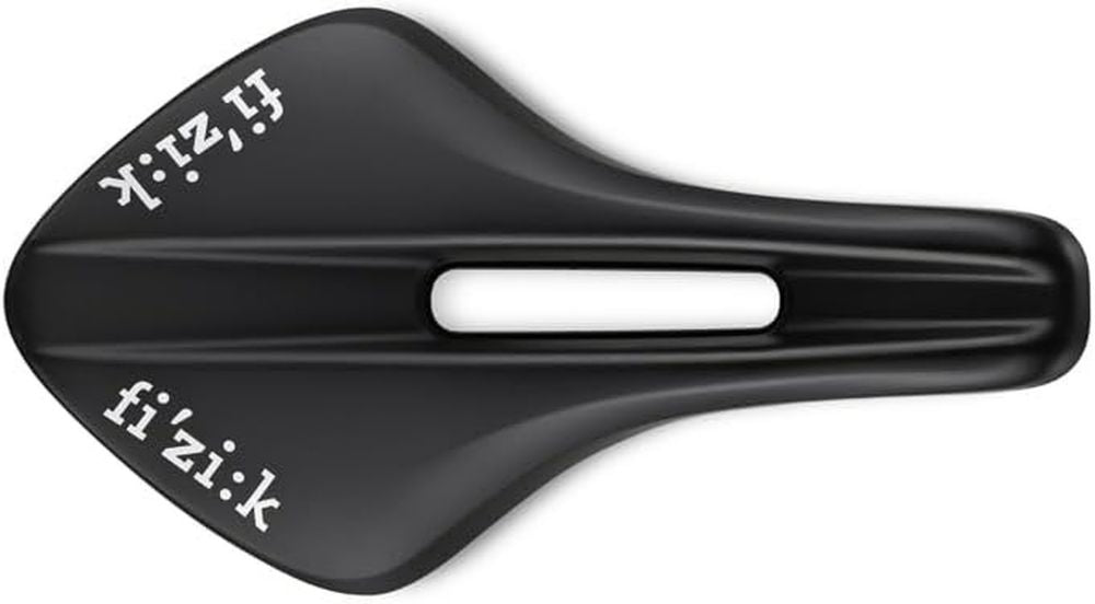 Selle de triathlon courte distance Fizik Transiro Aeris R5, carbone et alliage, 135 mm, noir
