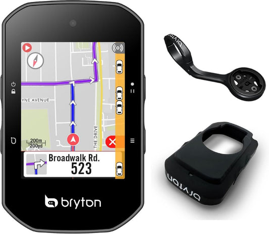 Compteur Vélo Bryton Rider S500E avec Support Aluminium Taille Unique