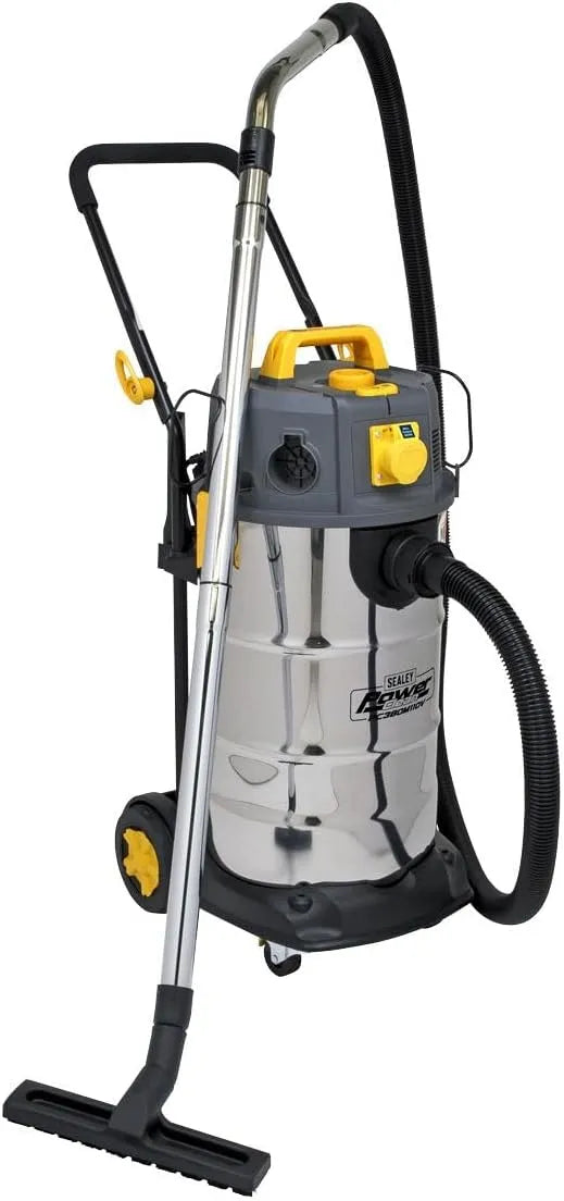 Aspirateur eau et poussière et aspirateur sec et humide – PC380M110V, en acier inoxydable, 38L