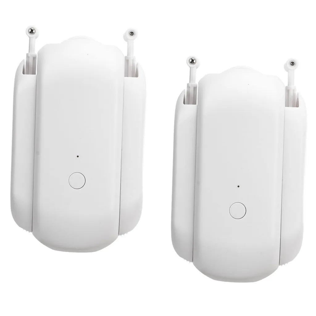 Set de 2 Ouvre-Rideaux WiFi Intelligents avec Télécommande et Commande Vocale, Robot Électrique Programmable