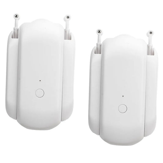 Set de 2 Ouvre-Rideaux WiFi Intelligents avec Télécommande et Commande Vocale, Robot Électrique Programmable