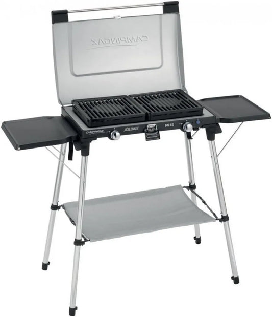 Rechaud à Gaz Campingaz 600-SG avec Grill et 2 Brûleurs 2200W