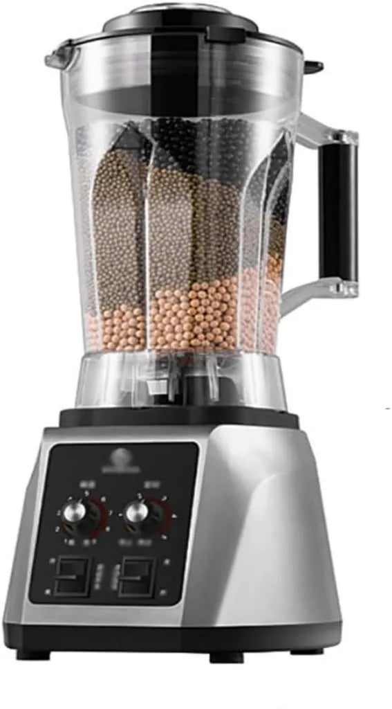 Mixeur professionnel 2200W, capacité 5,5L, pour smoothies et lait de soja, usage domestique et commercial, multifonction et puissant