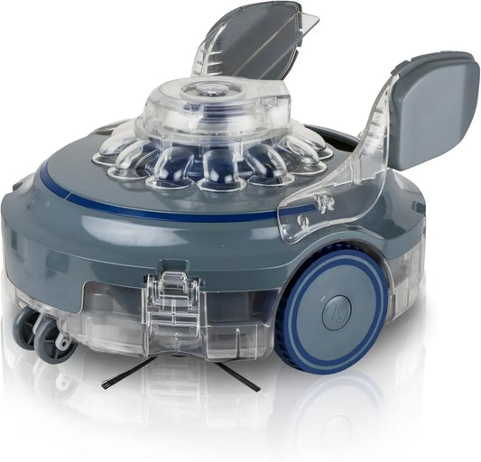 Robot de Piscine sans Fil Rechargeable Gre RBR120 pour Piscines jusqu'à 12 x 5 m, Autonomie de 120 Minutes