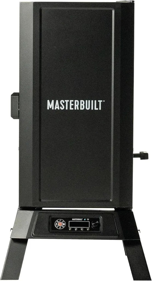 Fumoir Électrique Connecté WiFi 710 de Masterbuilt - 4 Grilles Chromées - 711 m² de Cuisson - Noir
