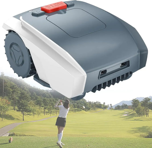 Robot Tondeuse Silencieux 60 dB, Étanche, pour Jardin 0,4 Acre, Hauteur Ajustable 20-55 mm, Pente jusqu'à ±25%, Recharge Auto et Capteur Pluie