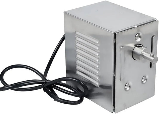 Ensemble Rôtissoire BBQ Extérieur 45W en Acier Inoxydable - Capacité 50-70 kg