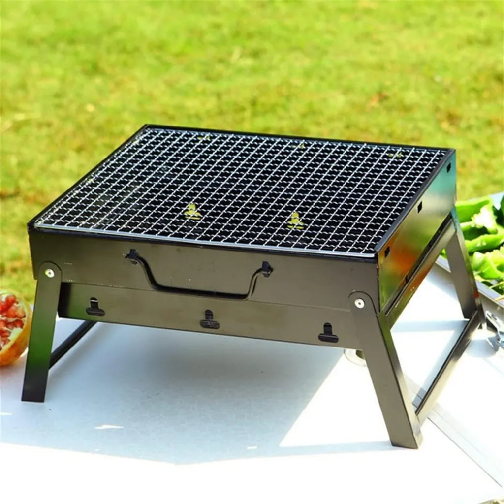 Gril Barbecue Portable à Charbon pour Camping et Pique-nique en Famille