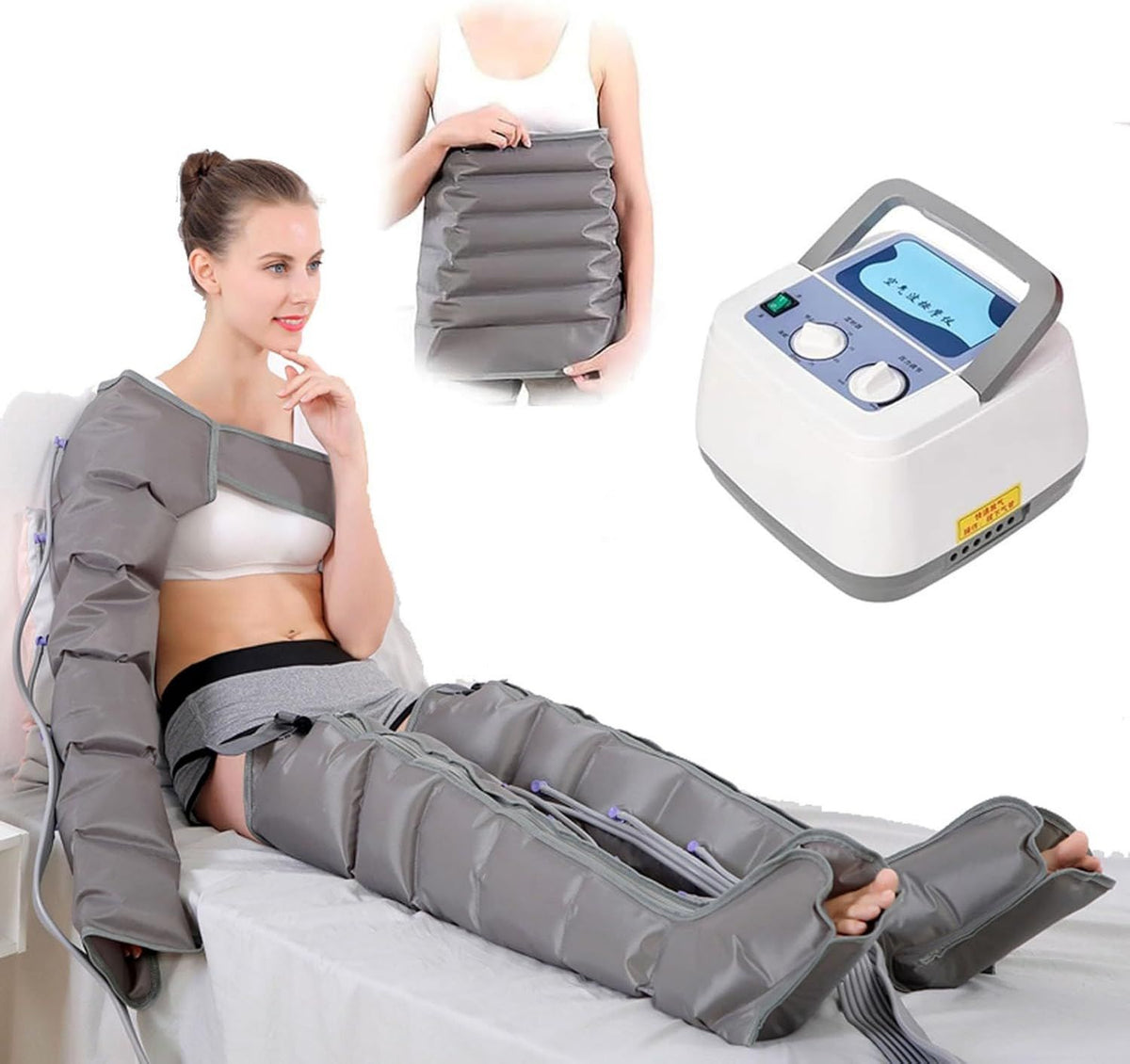 Bottes de pressothérapie: massage par compression d'air