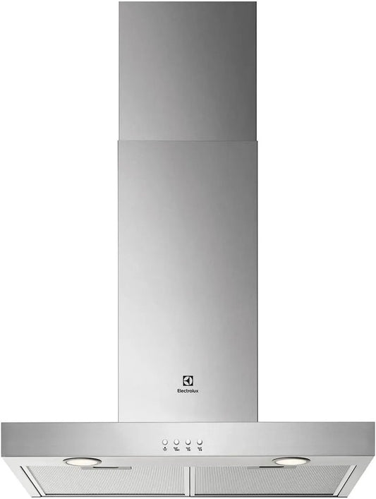 Electrolux LFT416x m3/h Hotte aspirante, 60 cm, hotte de cuisine, installation murale, 51, 68, 600, Hotte decorative murale Electrolux LFT416x - Hotte