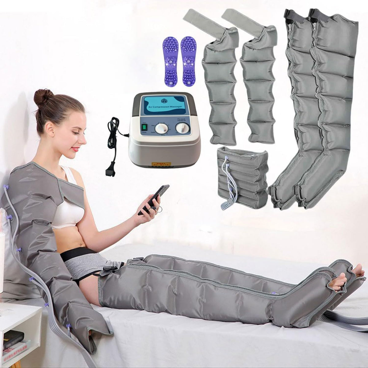 Bottes de pressothérapie – massage par compression d'air, MRKU
