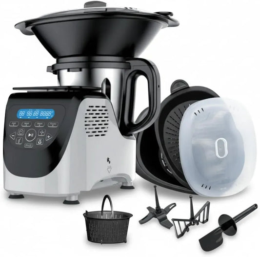 Robot de cuisine, 3 L, 1000 W, tactile, 3 500 tr/min, Écran tactile LED, 10 vitesses