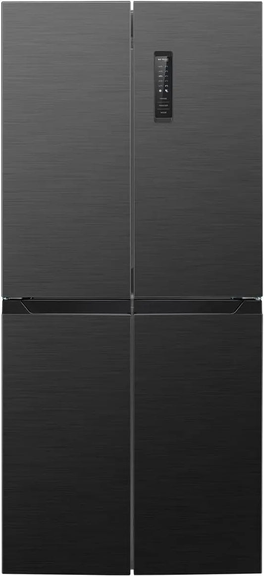 Bomann Congélateur, 362 L, 39 dB, tactile, No Frost, armoire congélateur, noir, réfrigérateur 237 L, congélateur 125 L, Système MultiAirflow