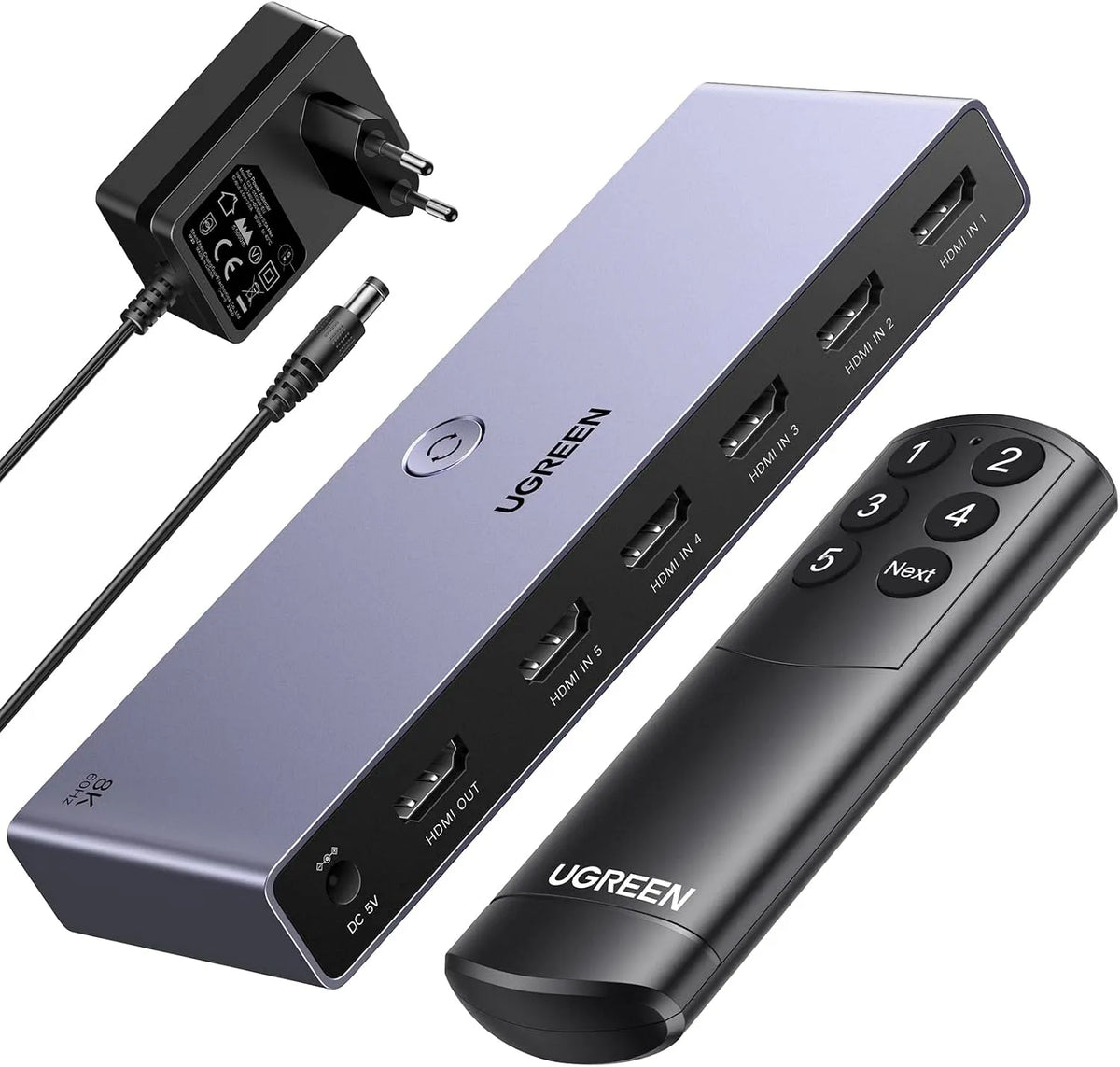 Smart TV PS5, 360 pouces, 60 Hz, téléviseur, HDR, HDMI, effet 3D, HDTV, bleu, 3D HDR10 VRR avec Télécommande Compatible avec PS5 4 xbox One 360 TV