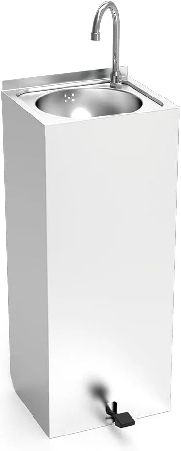 Produit Lave-mains inox sur pied autonome portable xS-E 350x300x850 mm
