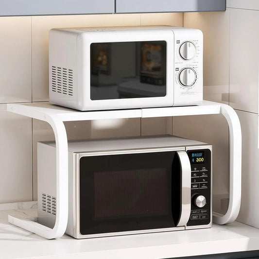Micro-ondes, gril, Étagère peu encombrante pour friteuse à air et accessoires de cuisine, Étagère durable pour petits espaces