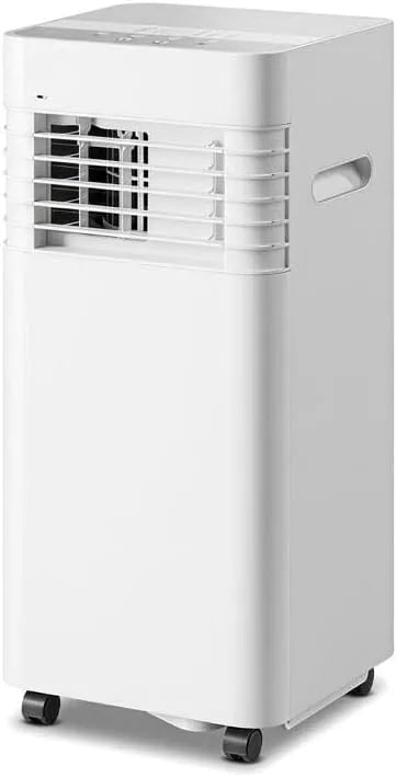 Climatiseur 24h, portable, minuteur, oscillation, efficace pour pièces jusqu'à 300 m2, 2 vitesses, télécommande, kit d'installation