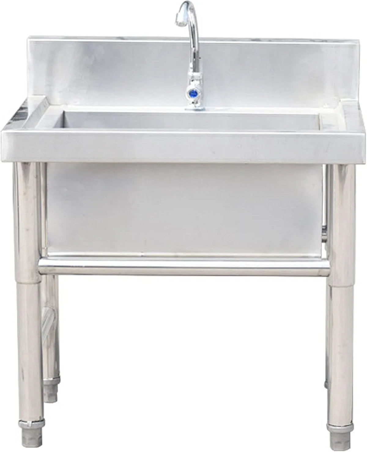 Lave-linge cm, 60 19.7in, 50 cm, professionnel, acier inoxydable, 50cm, Évier Utilitaire autoportant pour Lave-Linge et sèche-Linge, évier de Sol