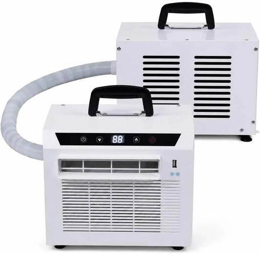 Climatiseur 1-meterpipe, tactile, camping, AC Portatif, Climatiseur Split System 3000 BTU, Avec télécommande, faible bruit, for camping, chambre