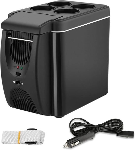 Congélateur Litres-12V, 6 L, 12 V, portable, camping, armoire congélateur, Mini Réfrigérateur De Voiture, Réchaud Pour Chambre Voyage Bureau Maison
