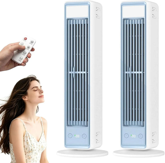 Climatiseur, portable, décoration de salon, silencieux, 5 Vitesses, Ventilateur Colonne Sans Pale, Économies d'énergie, pour Salon Chambre Bureau