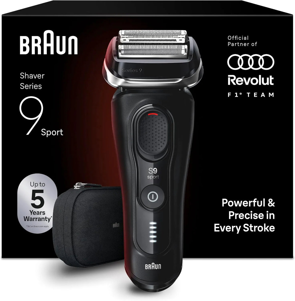 Braun Series 9 9110si Rasoir, noir, Rasoir Electrique Homme Series 9 Sport 9110si