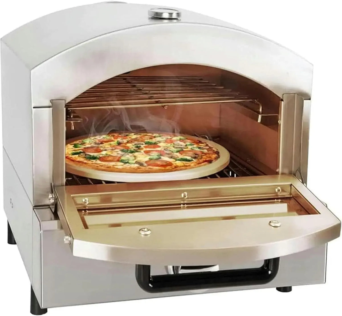 Four électrique à pizza, professionnel, restaurant, acier inoxydable, Restaurant à Domicile Commercial, GasPizzaOven